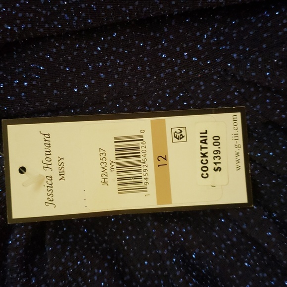 Jessica Howard Lady's Midi Gathered at Waist Irredescent Party/Cocktail Dress - Picture 10 of 11